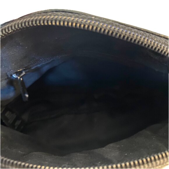 Fossil Marlow Mini Black Leather Pouch Purse Crossbody - Picture 8 of 9